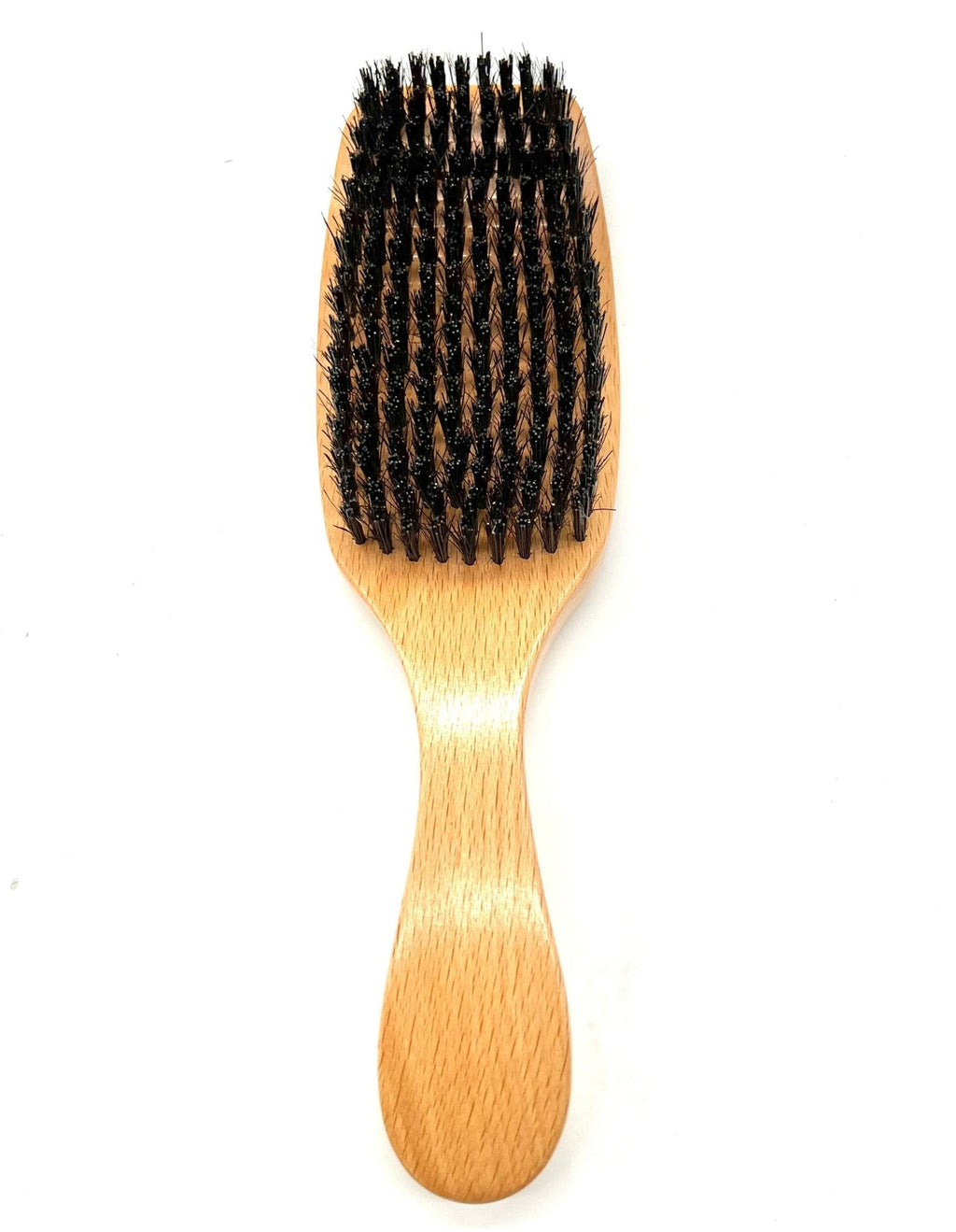 Men's Medium Hard Wood Wave Brush Set, 3-Piece Grooming Kit