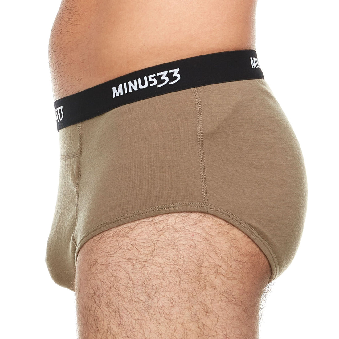 Microweight Wool Briefs for Men - Solid Knit Moisture-Wicking