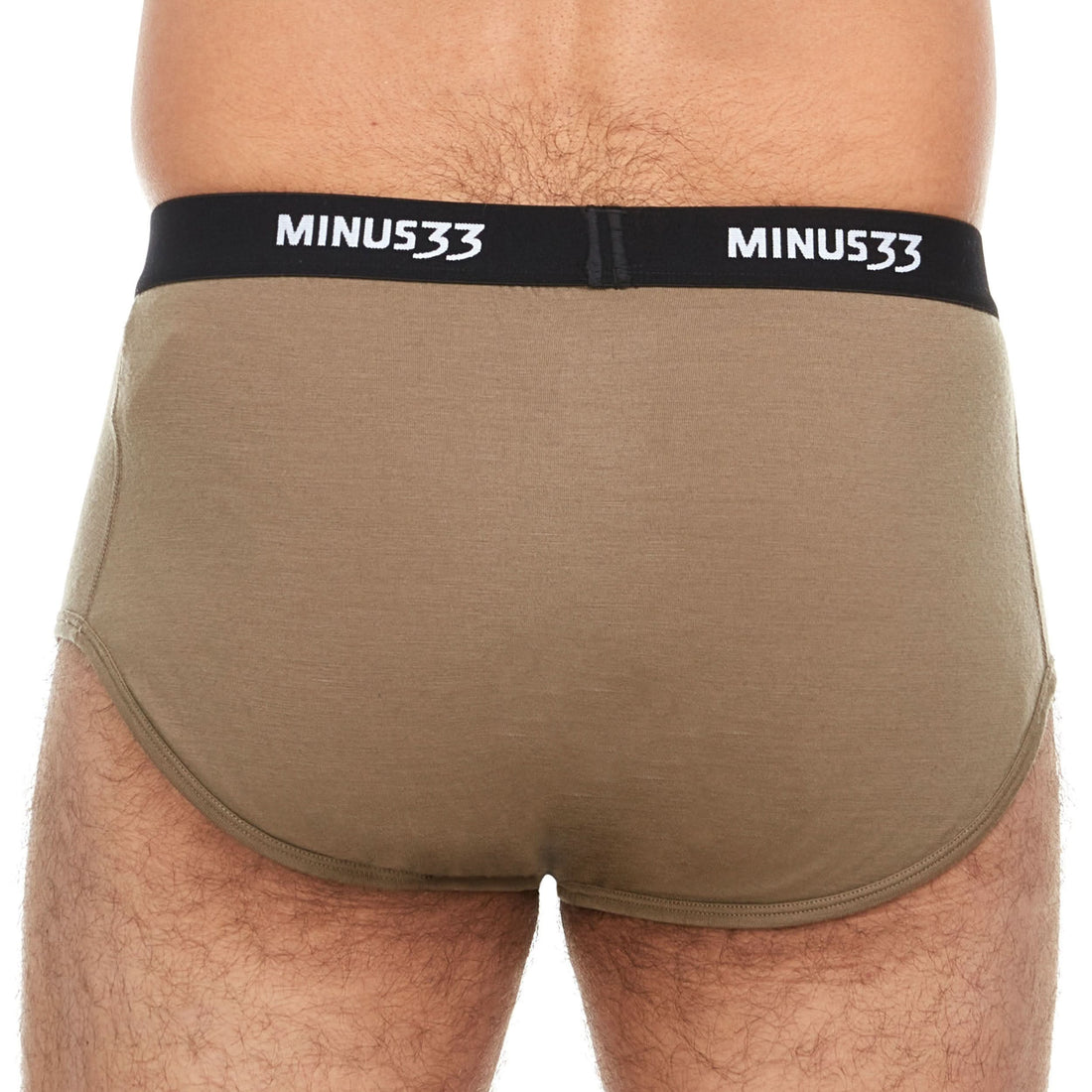 Microweight Wool Briefs for Men - Solid Knit Moisture-Wicking