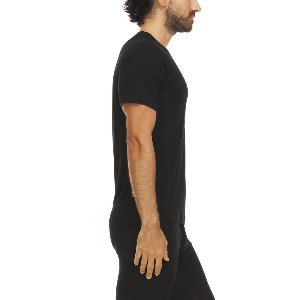 Men's Merino Wool V-Neck T-Shirt – Microweight Base Layer