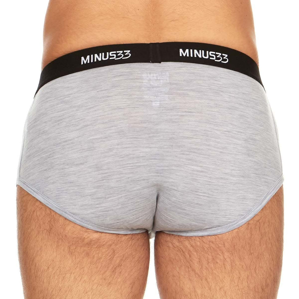 Microweight Wool Briefs for Men - Solid Knit Moisture-Wicking