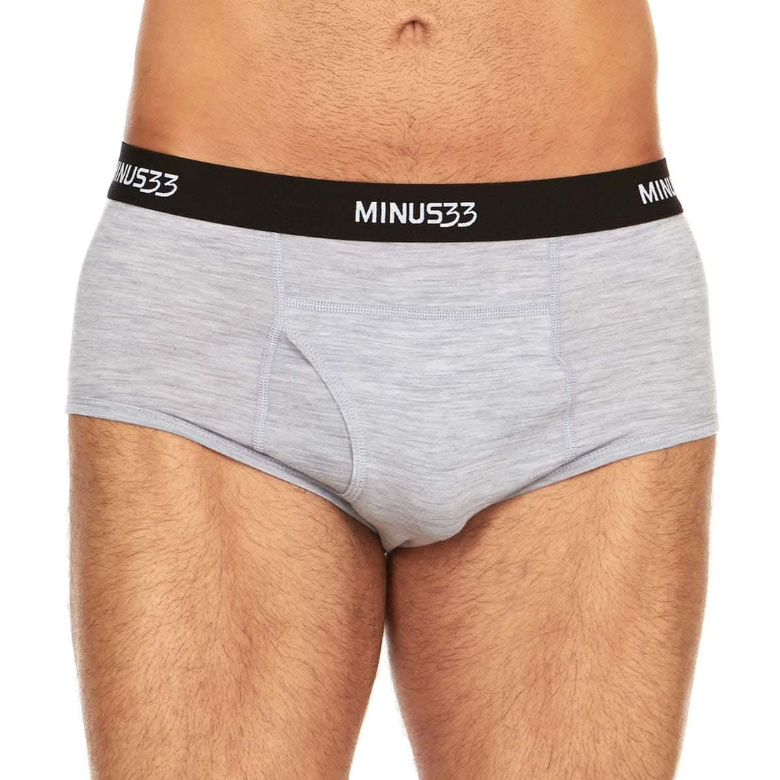 Microweight Wool Briefs for Men - Solid Knit Moisture-Wicking