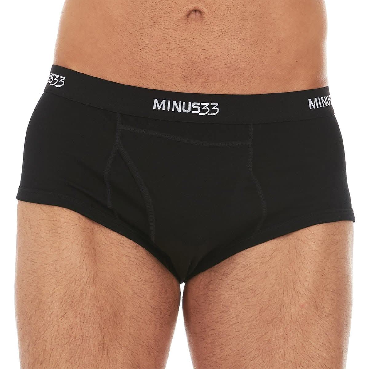 Microweight Wool Briefs for Men - Solid Knit Moisture-Wicking