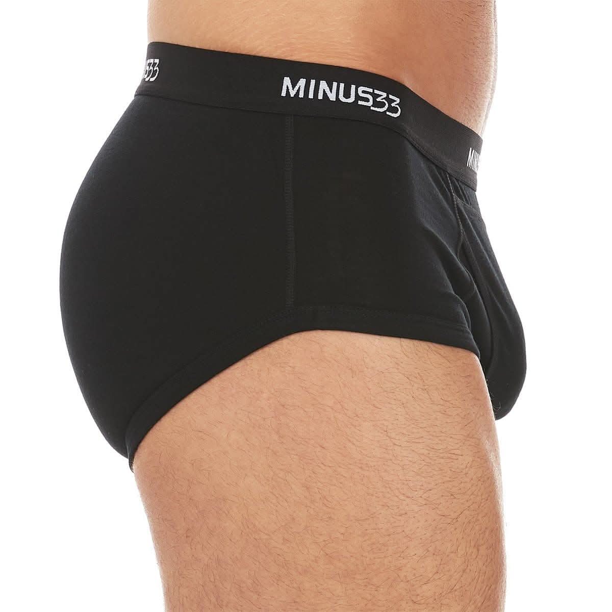 Microweight Wool Briefs for Men - Solid Knit Moisture-Wicking