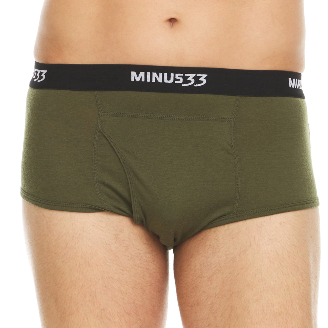 Microweight Wool Briefs for Men - Solid Knit Moisture-Wicking