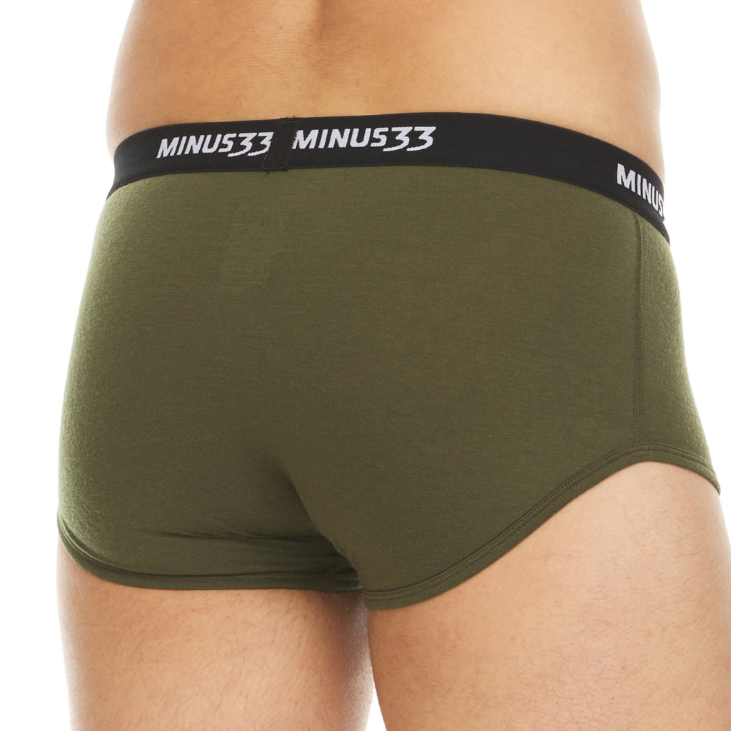 Microweight Wool Briefs for Men - Solid Knit Moisture-Wicking