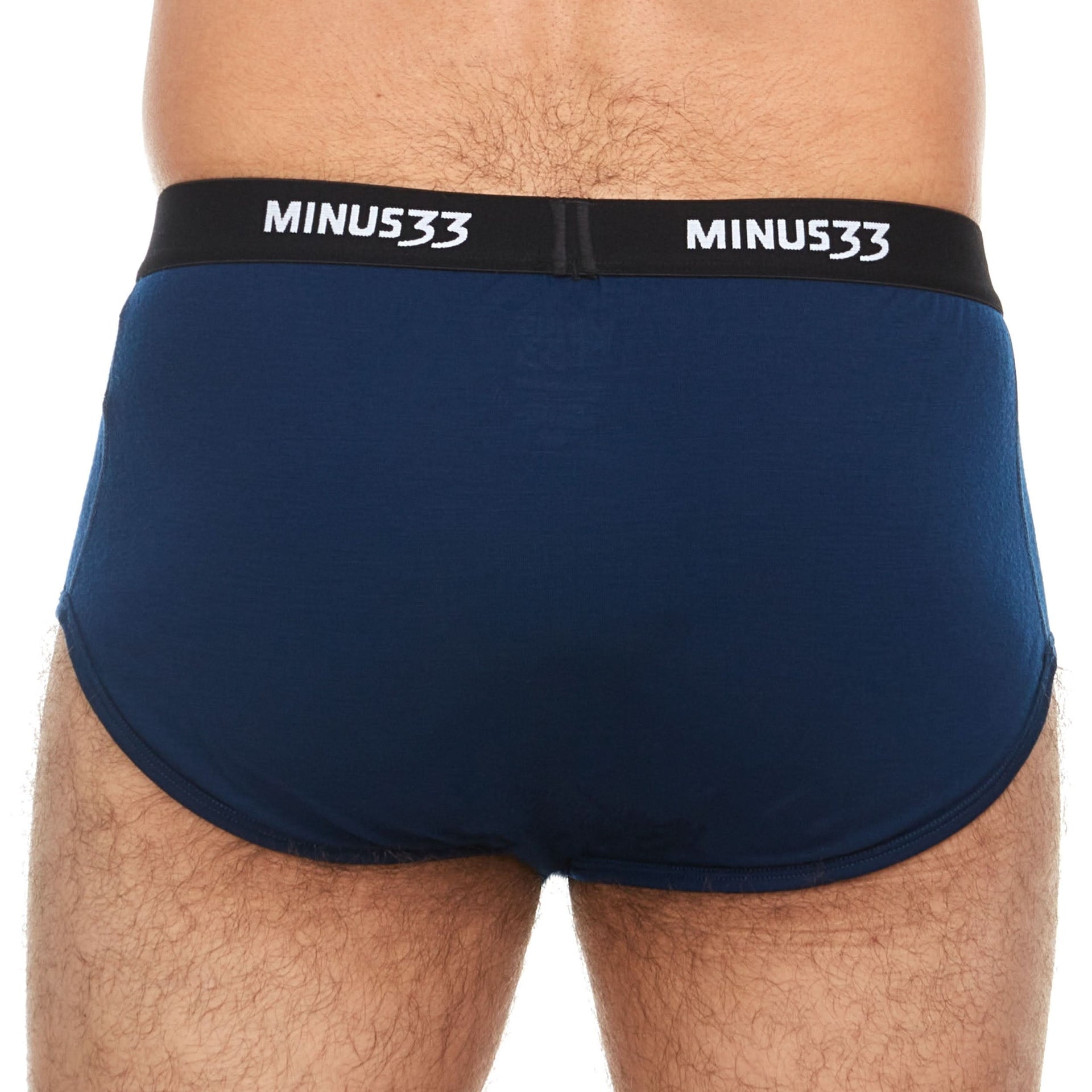 Microweight Wool Briefs for Men - Solid Knit Moisture-Wicking