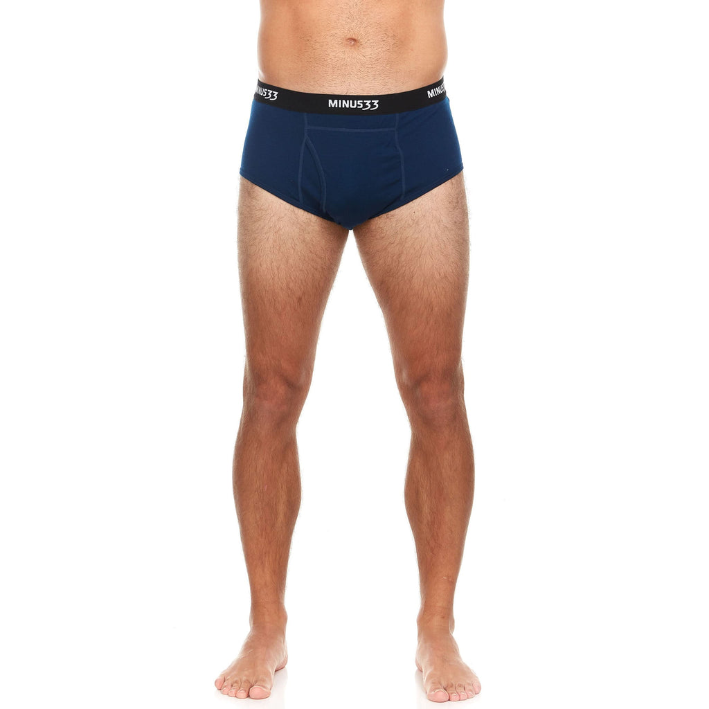 Microweight Wool Briefs for Men - Solid Knit Moisture-Wicking