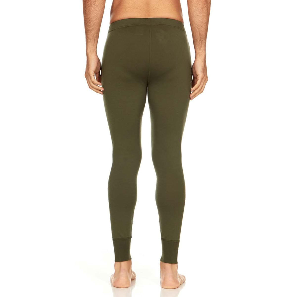 Men's Lightweight Merino Wool Base Layer Bottoms - Solid Knit