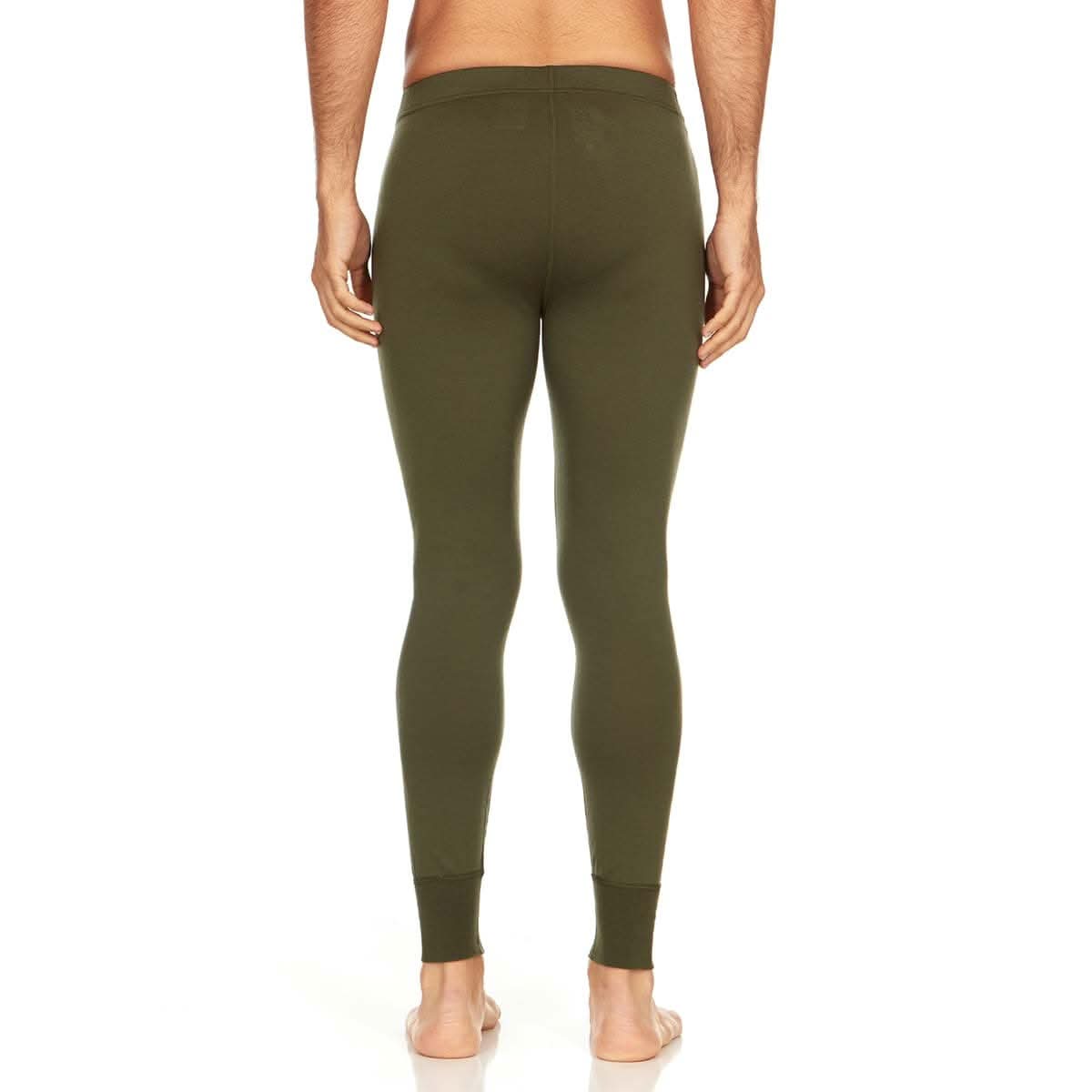 Men's Lightweight Merino Wool Base Layer Bottoms - Solid Knit