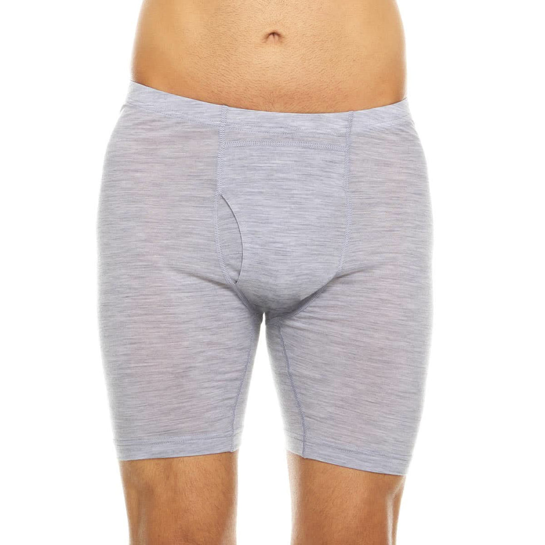 Microweight Men's Wool Boxer Briefs - Sporty Knit Athletic Underwear