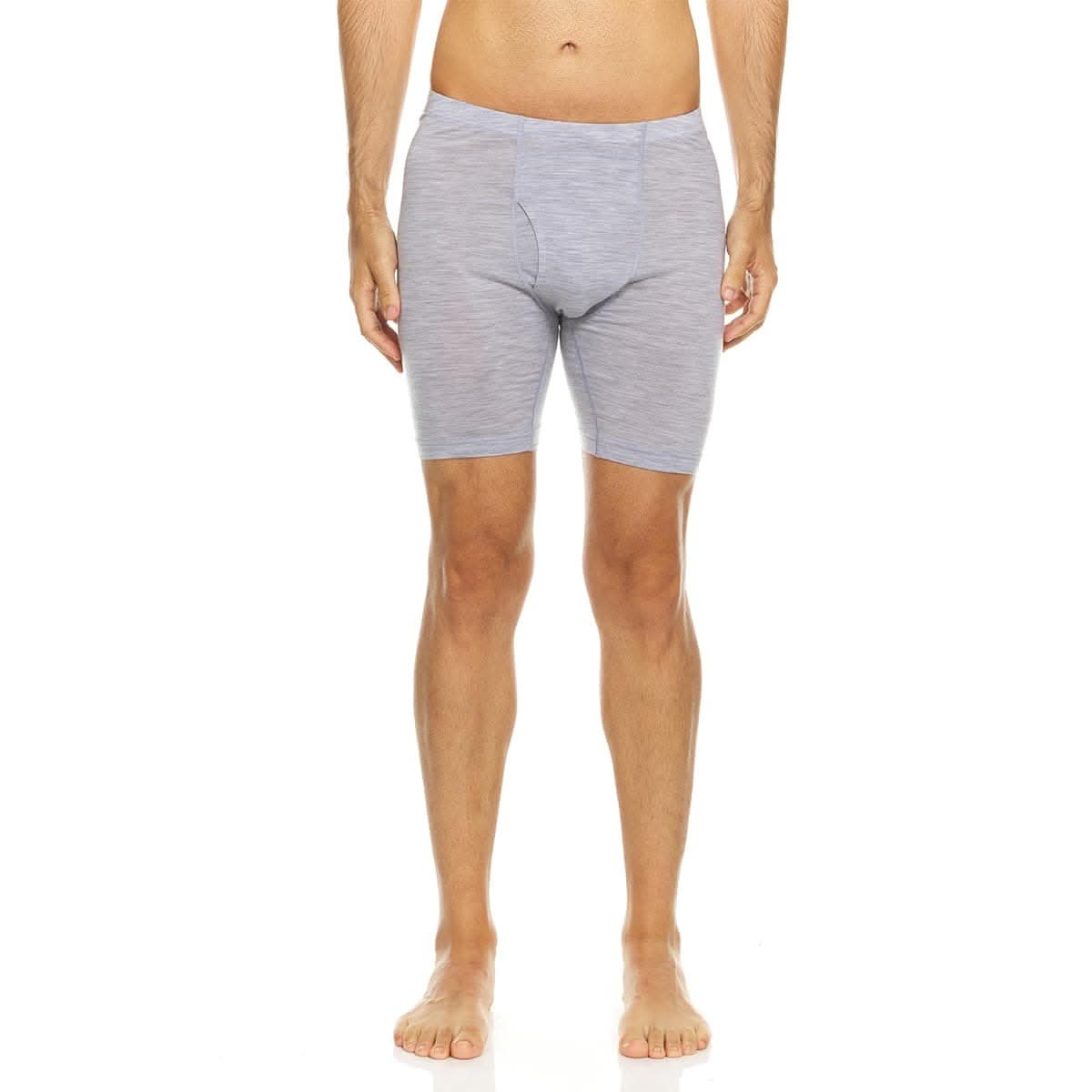Microweight Men's Wool Boxer Briefs - Sporty Knit Athletic Underwear
