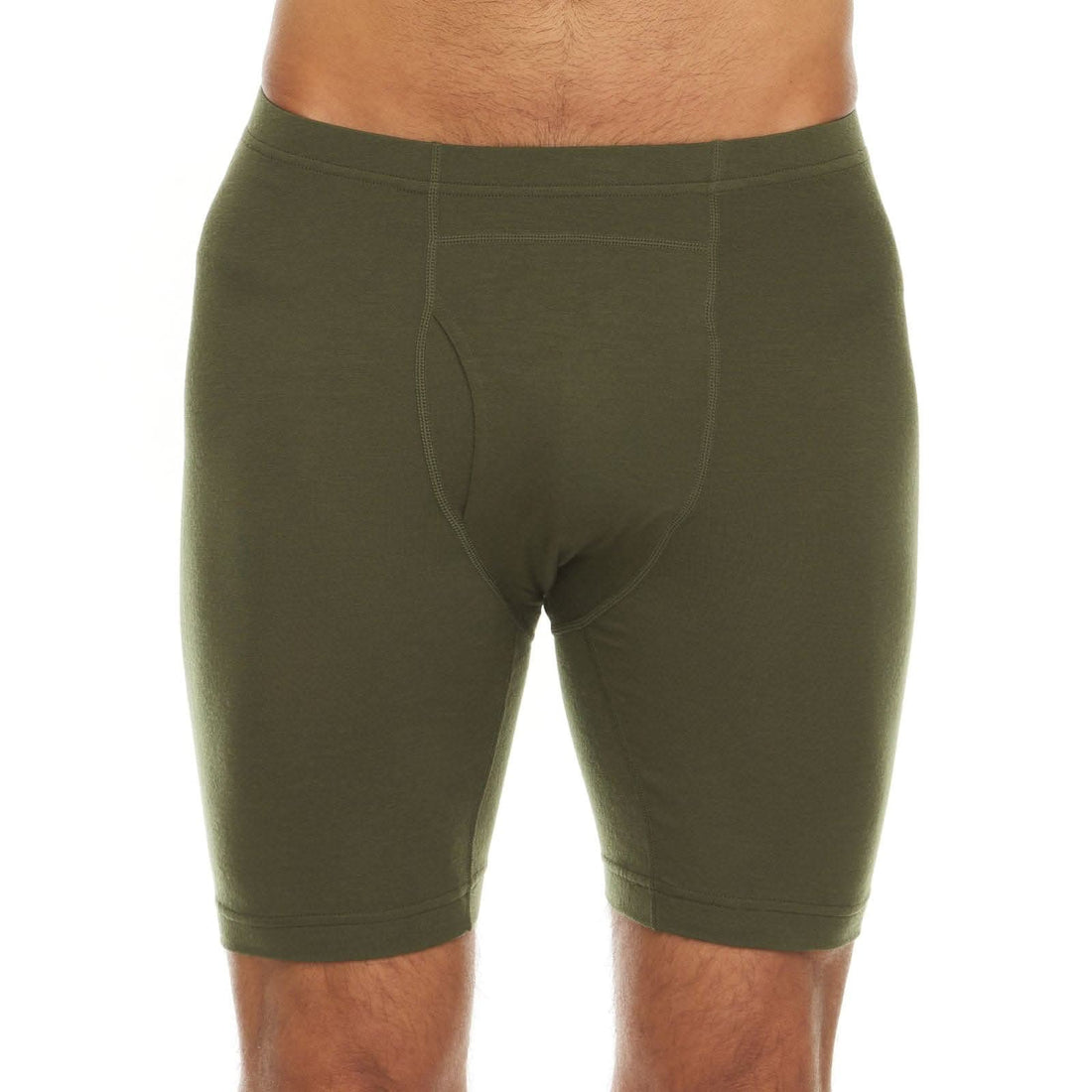 Microweight Men's Wool Boxer Briefs - Sporty Knit Athletic Underwear