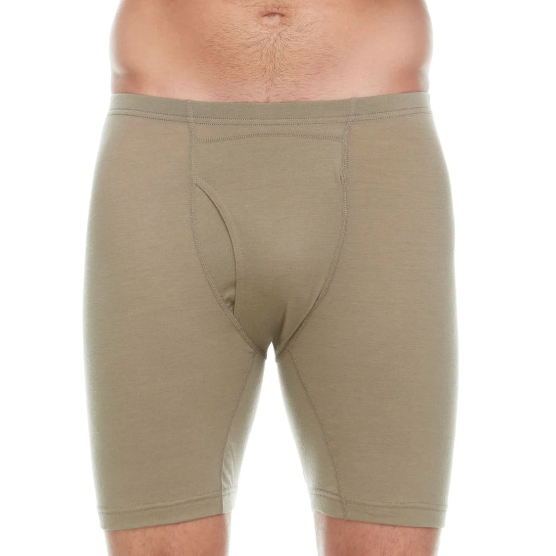 Microweight Men's Wool Boxer Briefs - Sporty Knit Athletic Underwear