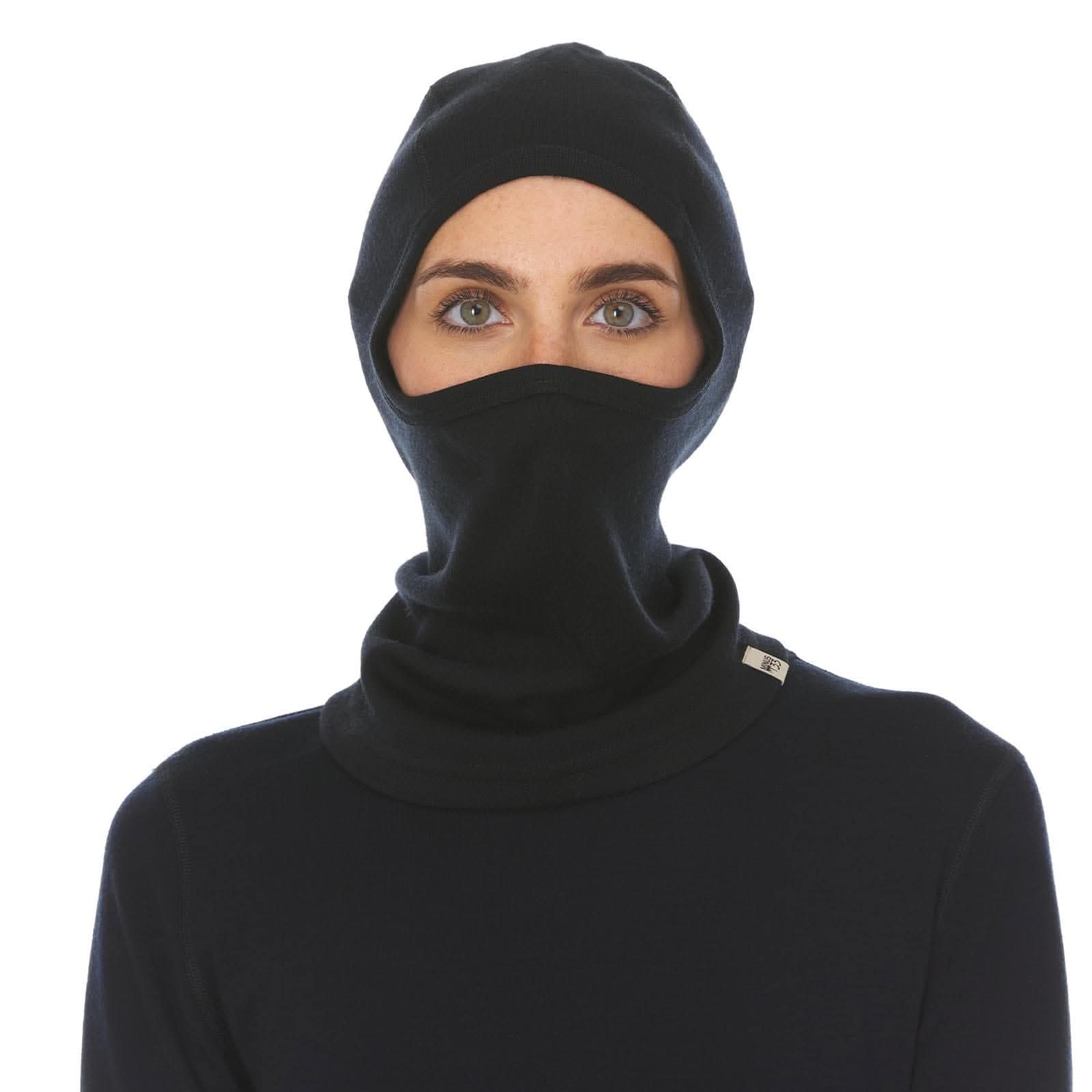Heavyweight Merino Wool Balaclava - Sporty Unisex Ski Mask