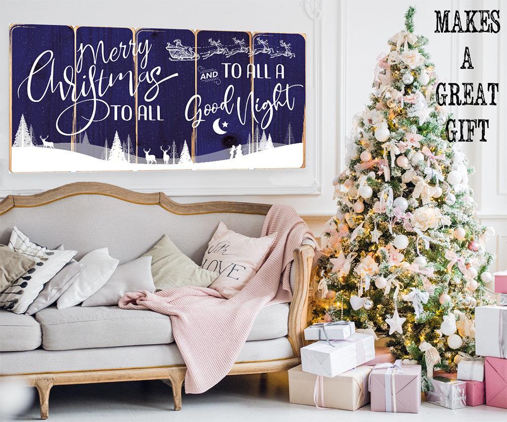 Merry Christmas To All - Canvas