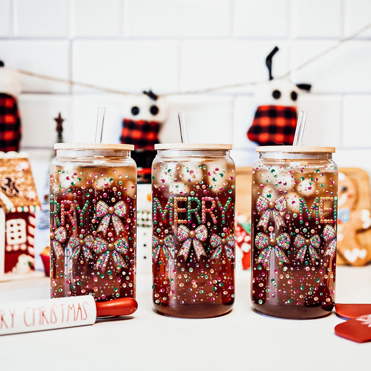 Sequin MERRY 17oz