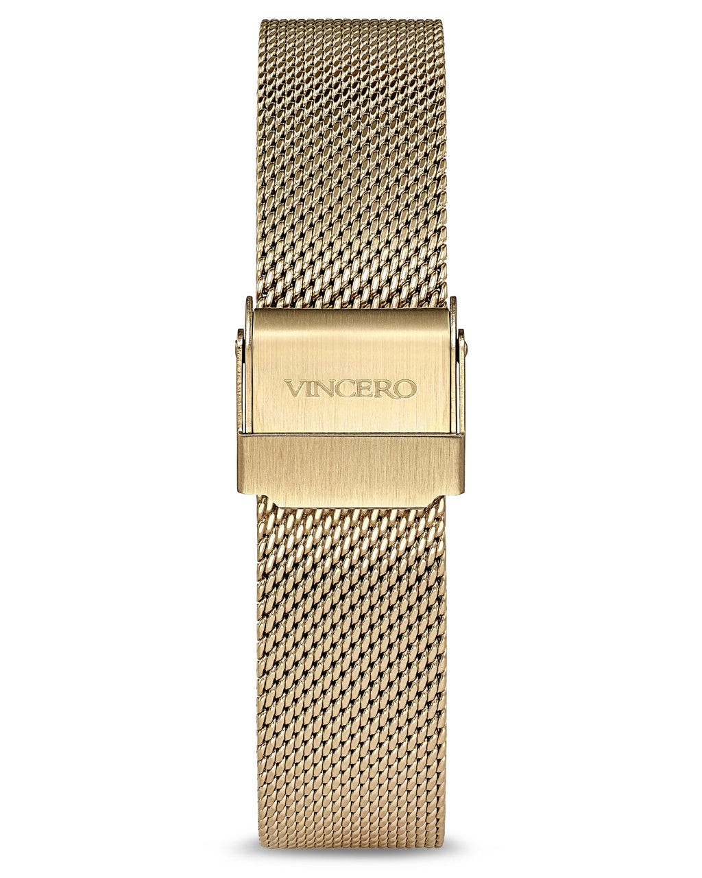 Eros Mesh Petite Gold Satin Finish Watch 33mm