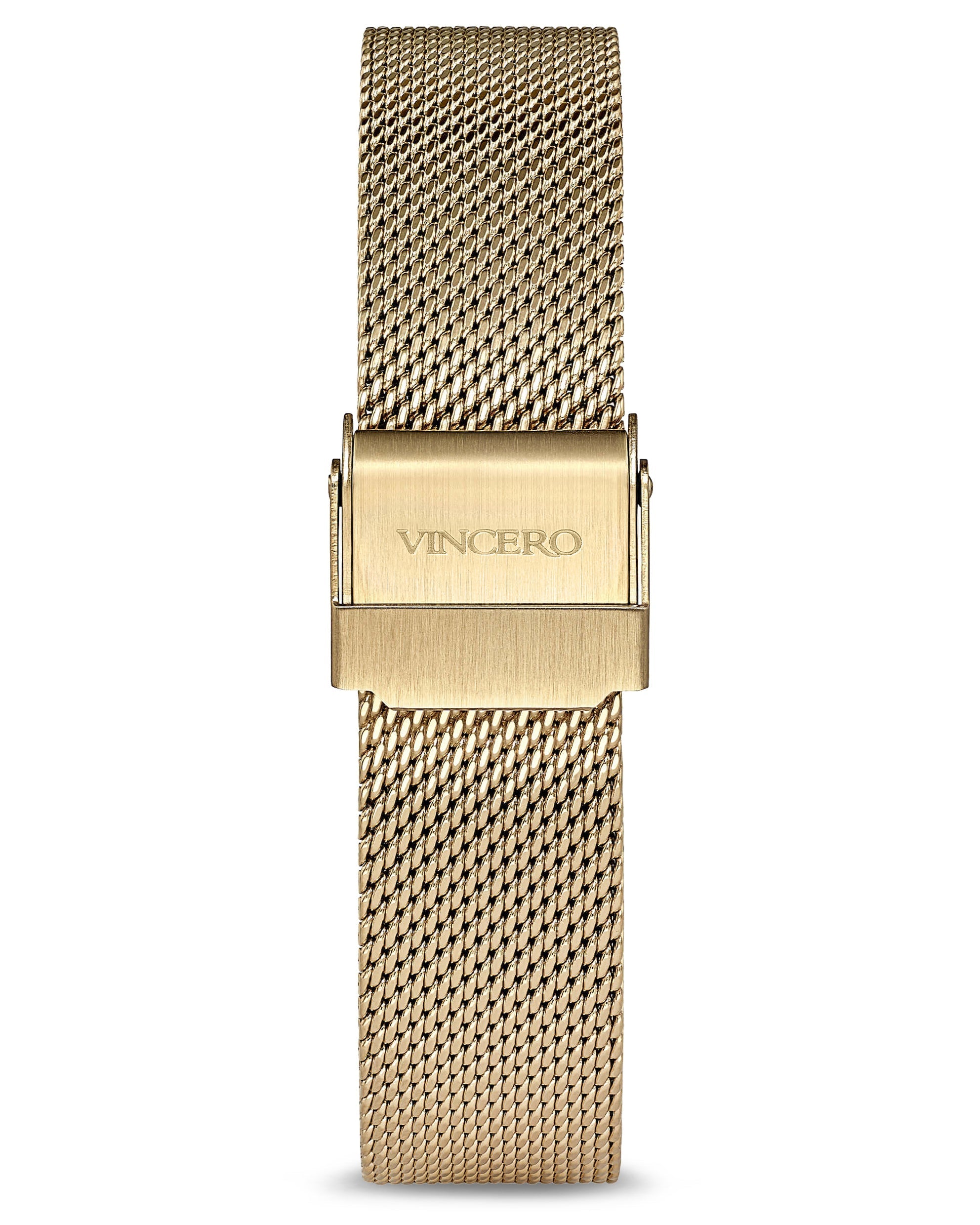 Eros Mesh Petite Gold Satin Finish Watch 33mm