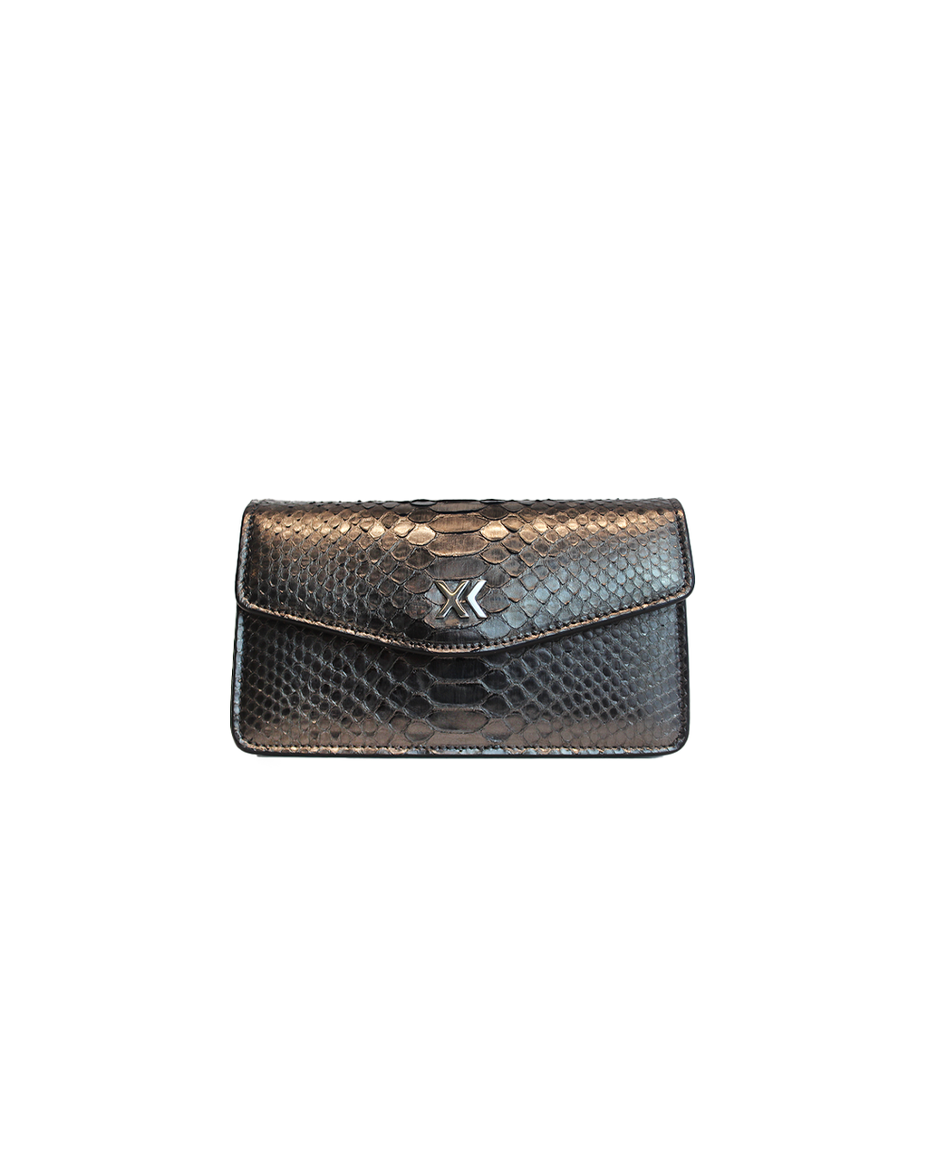 The Met Clutch in Gunmetal