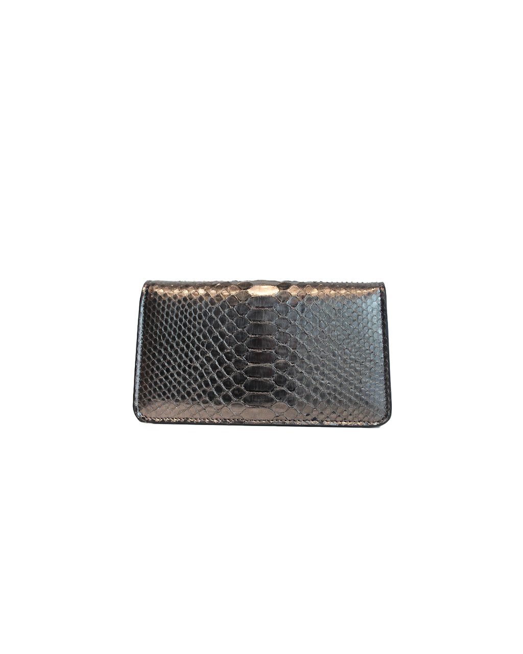 The Met Clutch in Gunmetal