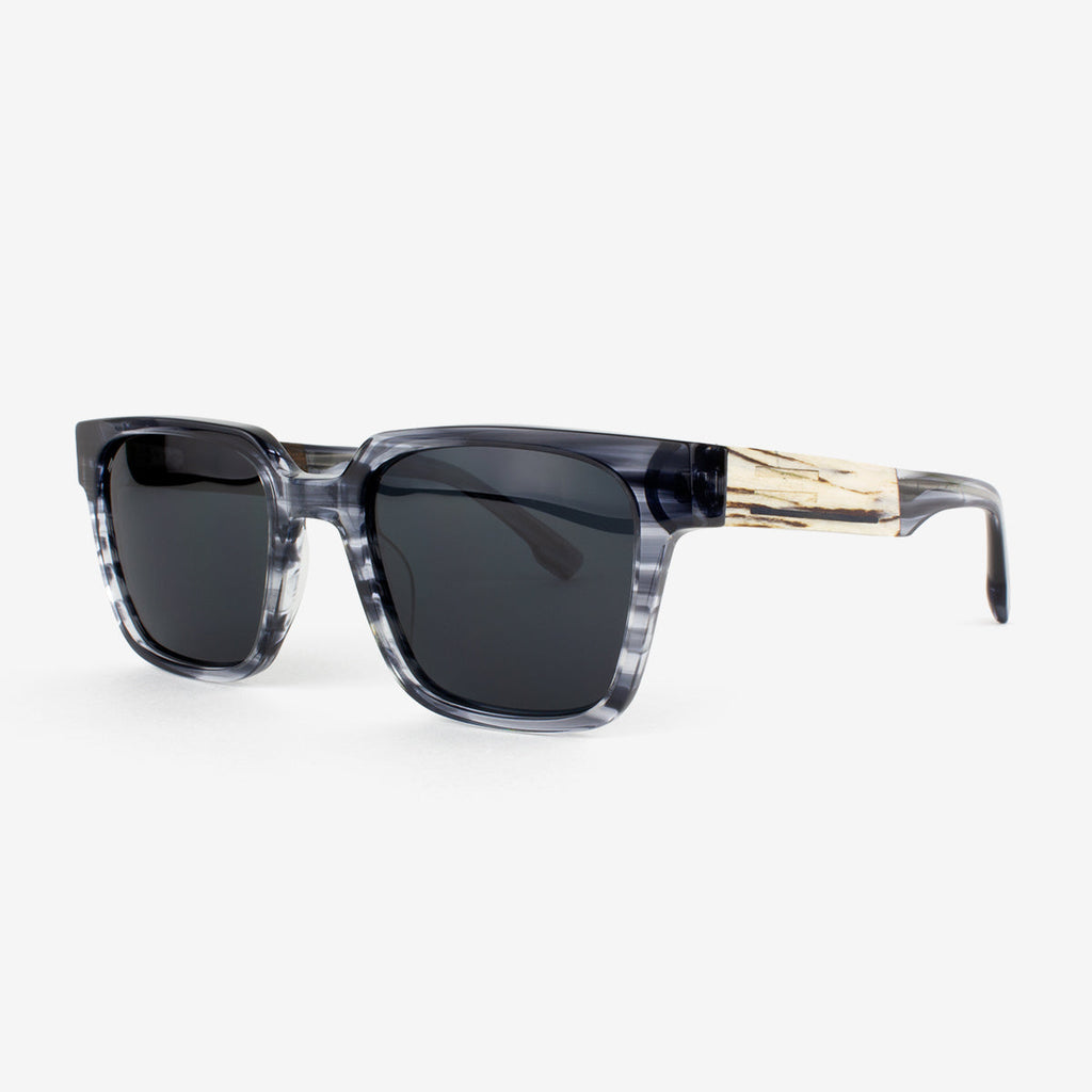 Micanopy Acetate & Wood Boxy Frame Sunglasses