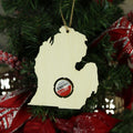 Michigan Beer Cap Map Ornaments