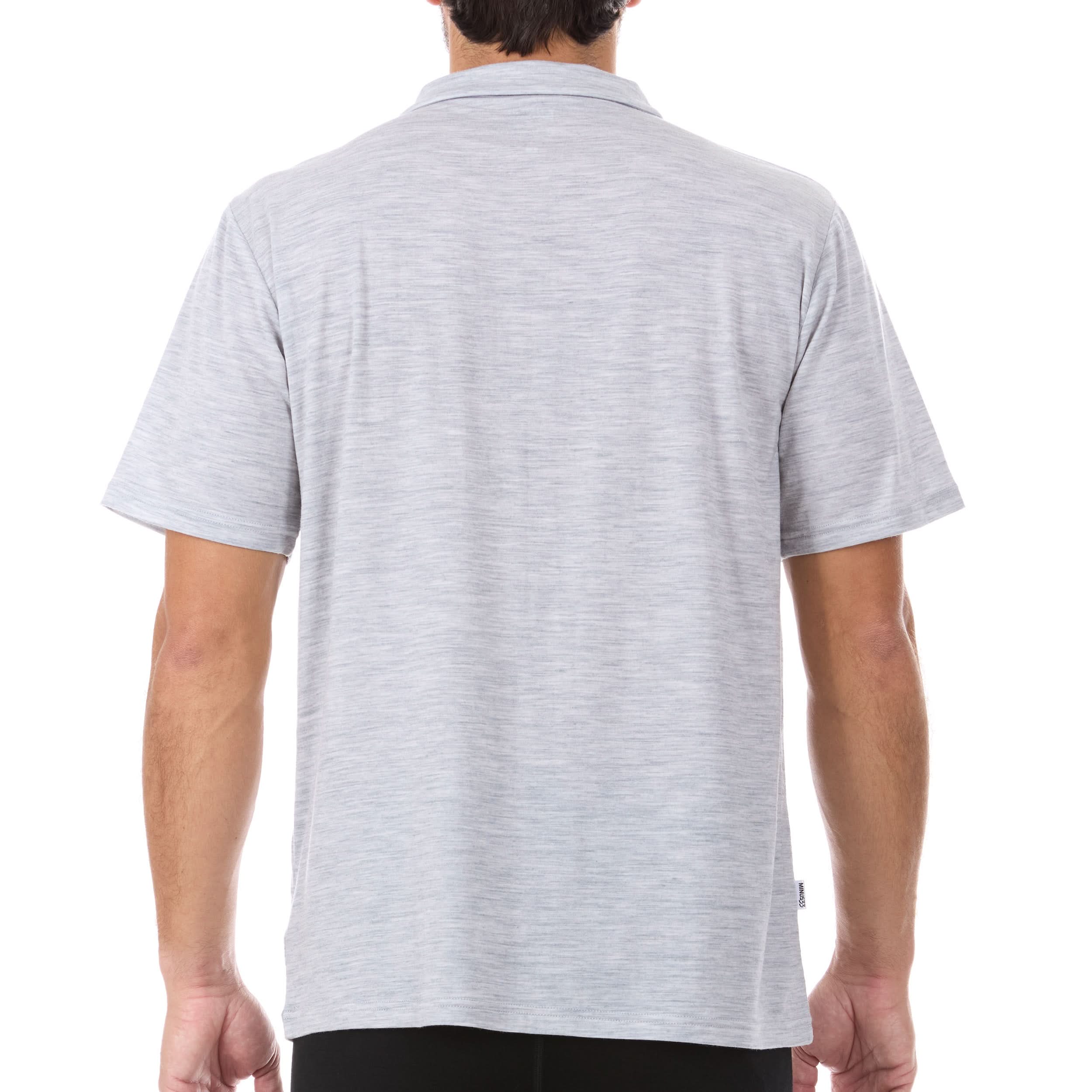 Men's Microweight Woolverino Merino Blend Polo Shirt