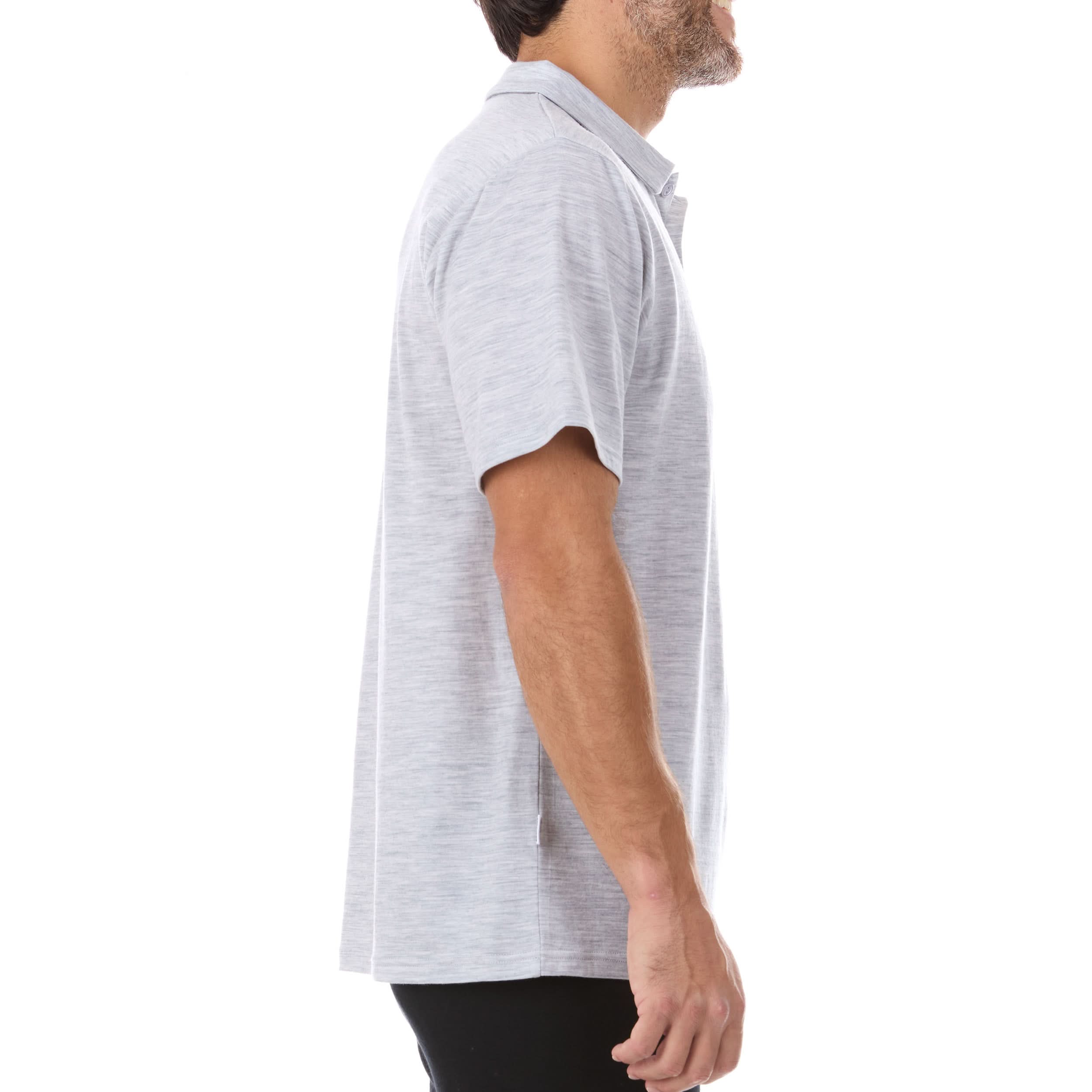 Men's Microweight Woolverino Merino Blend Polo Shirt