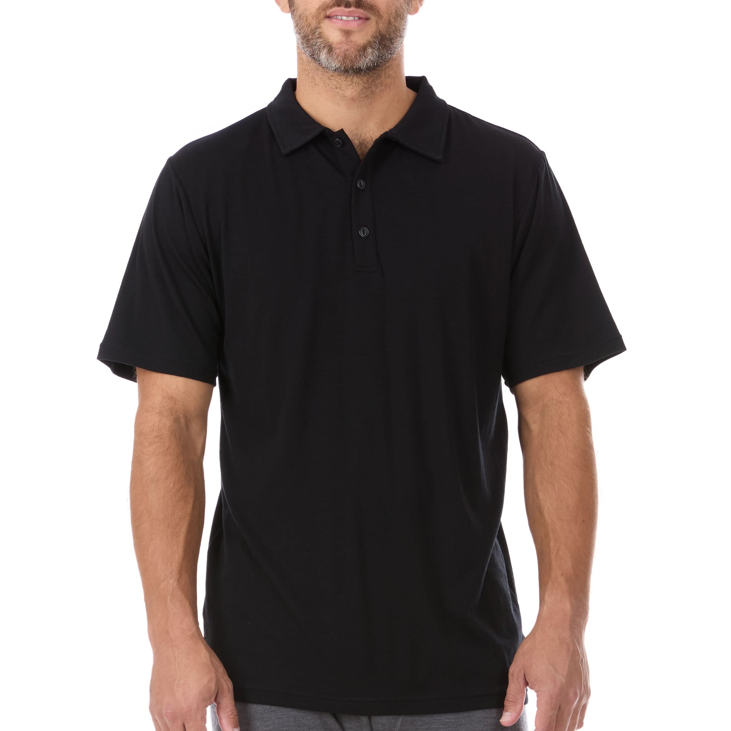 Men's Microweight Woolverino Merino Blend Polo Shirt