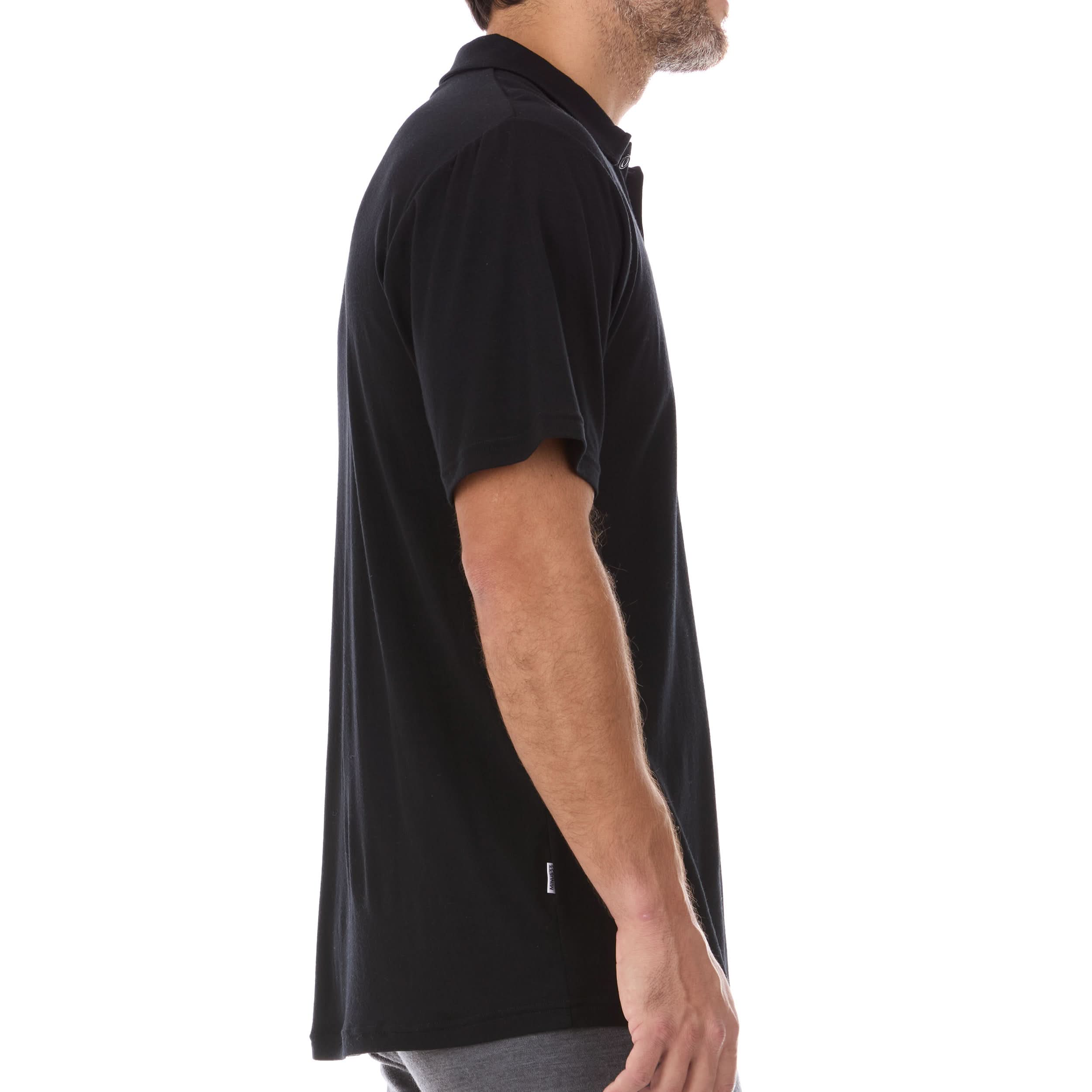 Men's Microweight Woolverino Merino Blend Polo Shirt