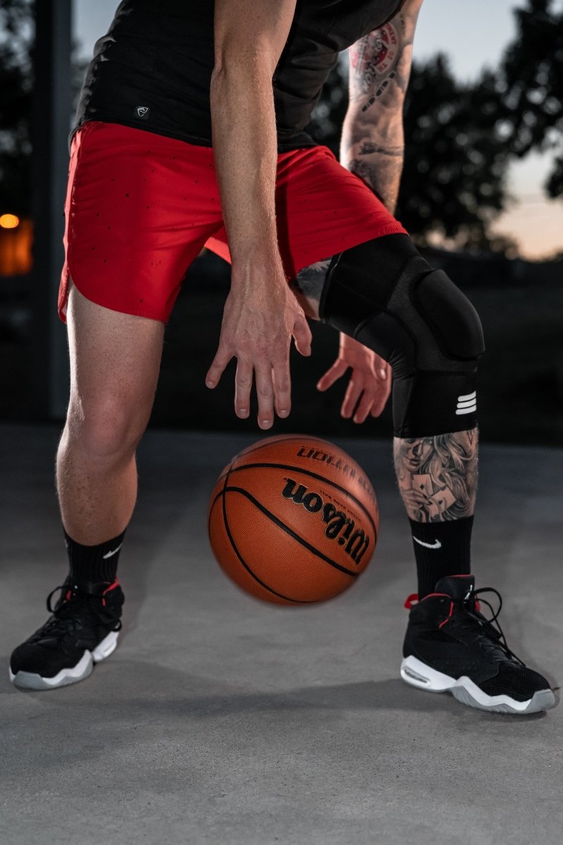 Mid-Length Padded Knee Sleeve - Black