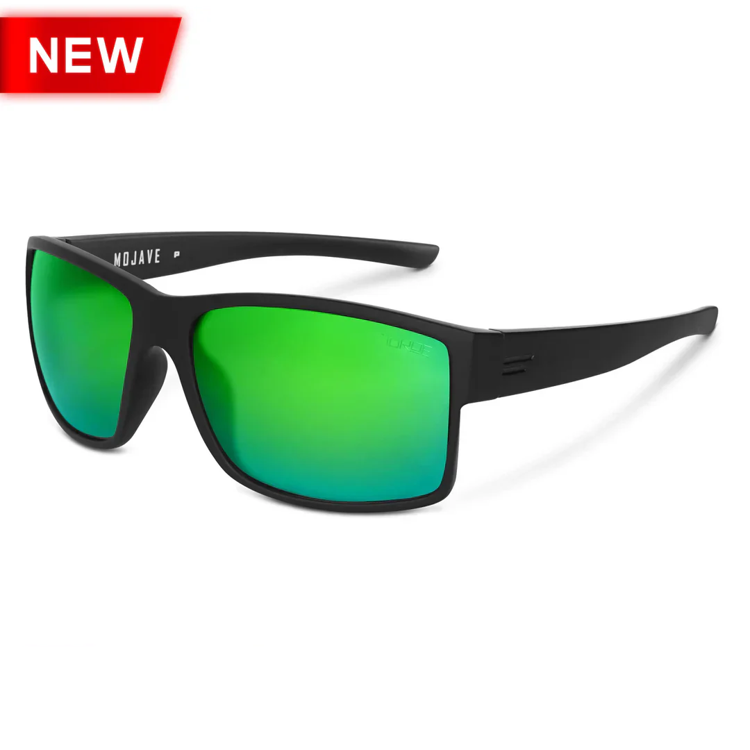 Mojave Green Mirrored Polarized Sunglasses with sleek frames for outdoor activities