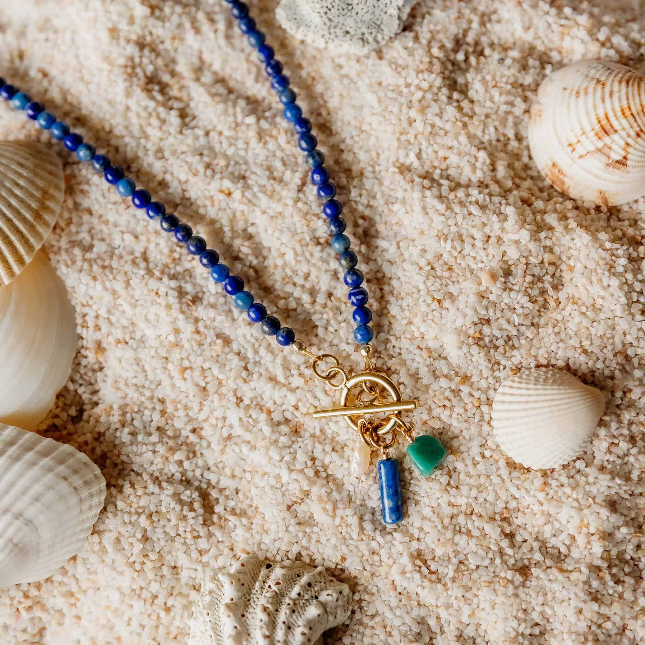 Midnight Bay Charm Necklace