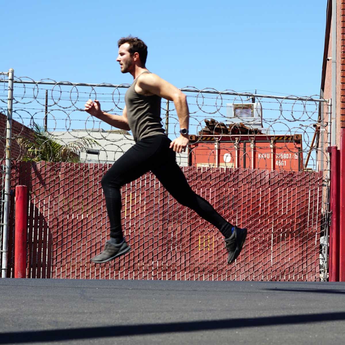 Men's Woolverino Midweight Flyless Running Pants Slim Fit