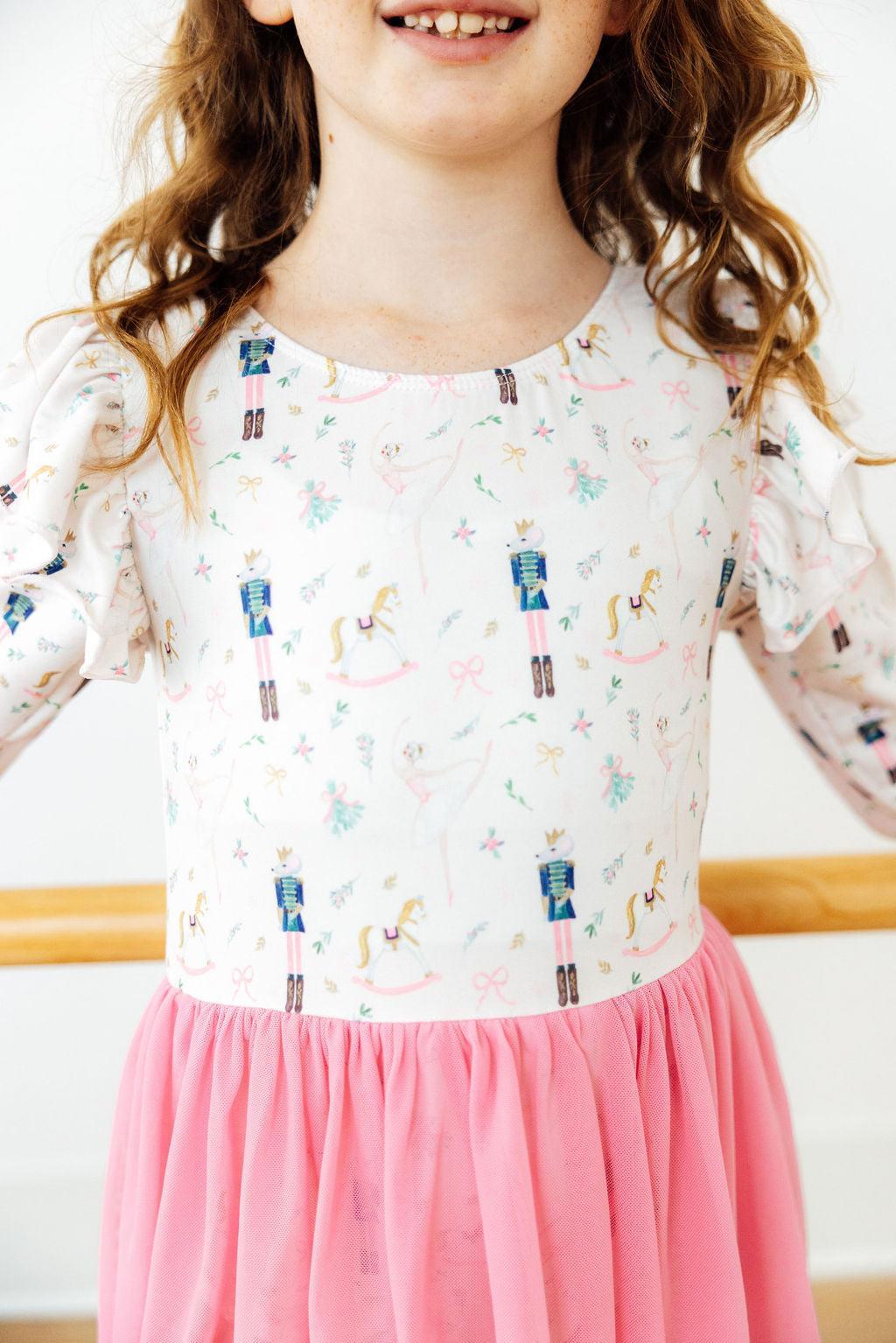 Twirl into Christmas L/S Twirl Leotard