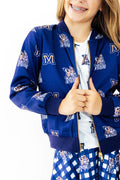 Montana State University Blue Bobcat Satin Jacket