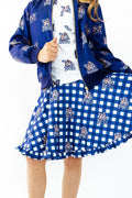 Montana State University Plaid Bobcat Ruffle Twirl Skort