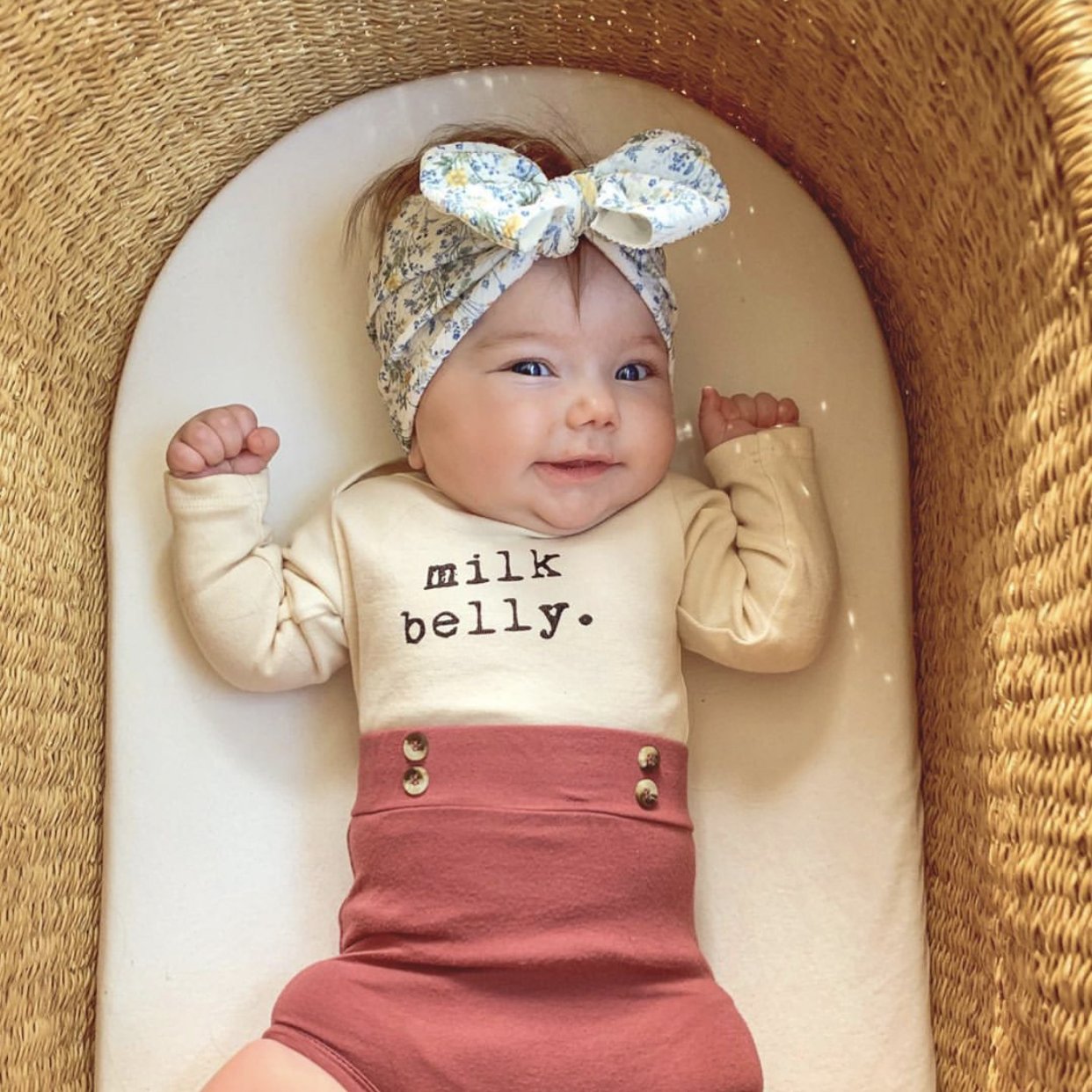 Milk Belly Organic Bodysuit Long Sleeve