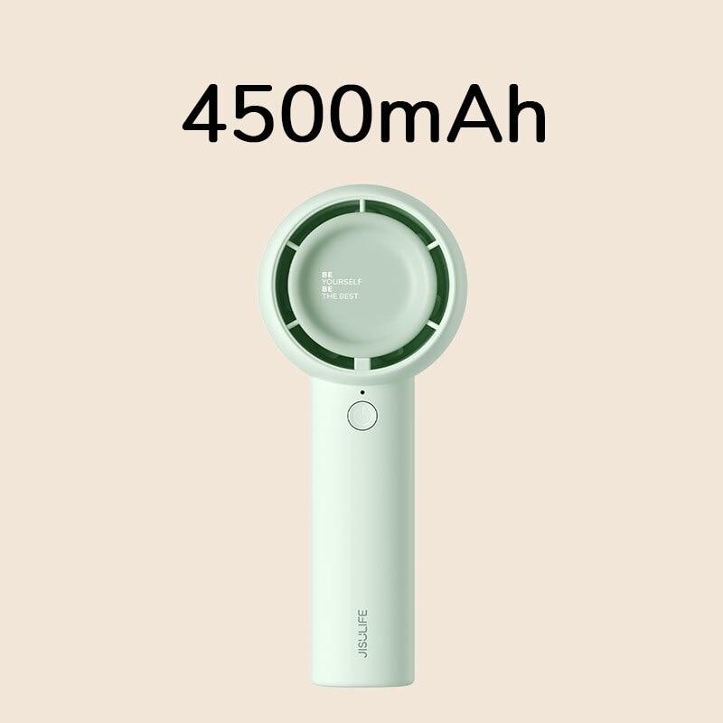 Modern Handheld Turbo Cooling Fan – Portable USB Rechargeable Fan