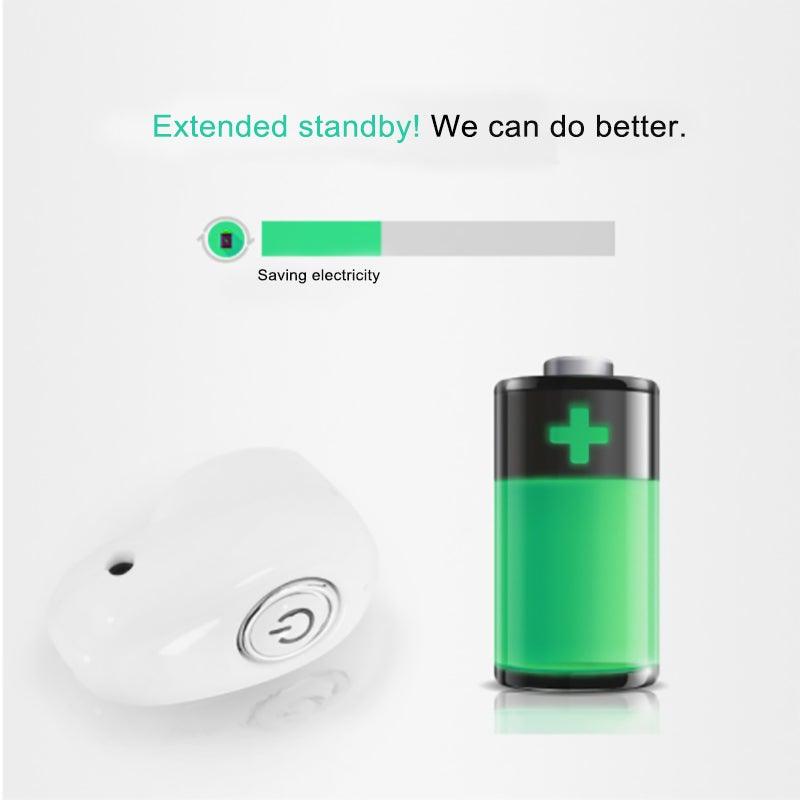 Mini Invisible Bluetooth 5.0 Wireless TWS Earbuds with Bass