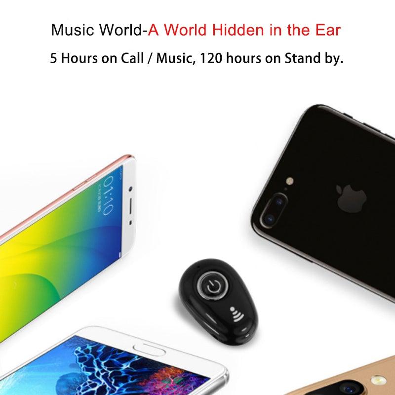 Mini Invisible Bluetooth 5.0 Wireless TWS Earbuds with Bass