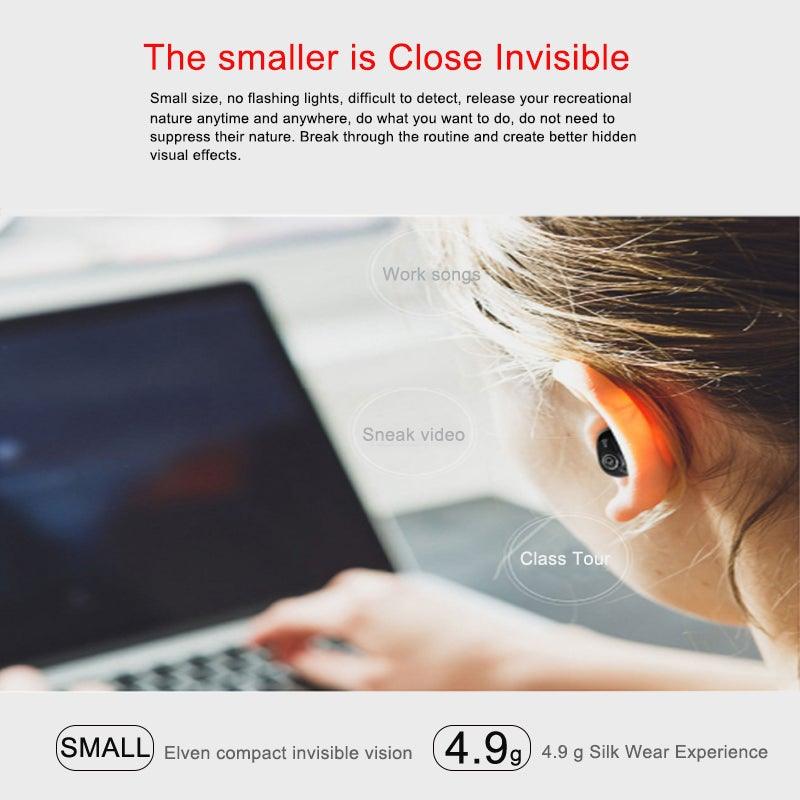Mini Invisible Bluetooth 5.0 Wireless TWS Earbuds with Bass