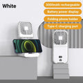 Mini Portable Handheld Neck Fan - 3000mAh USB Rechargeable Cooling