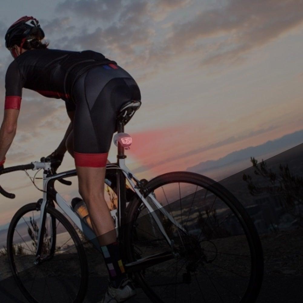 3-Mode Waterproof Silicone LED Bike Light Set for Commuters