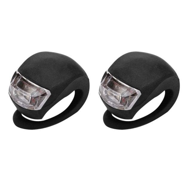 3-Mode Waterproof Silicone LED Bike Light Set for Commuters