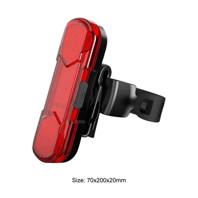 3-Mode Waterproof Silicone LED Bike Light Set for Commuters