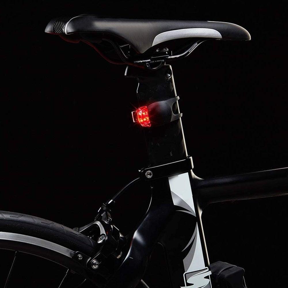 3-Mode Waterproof Silicone LED Bike Light Set for Commuters
