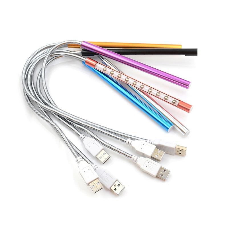 10-LED Flexible USB Reading Light for Laptop and Desk
