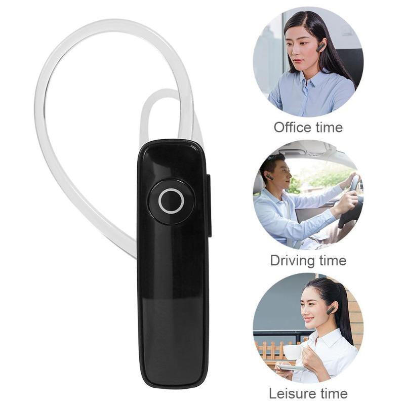 Wireless Bluetooth Business Headset with Noise-Cancelling Mic